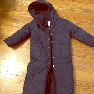 Ralph Lauren button up snow suit.
